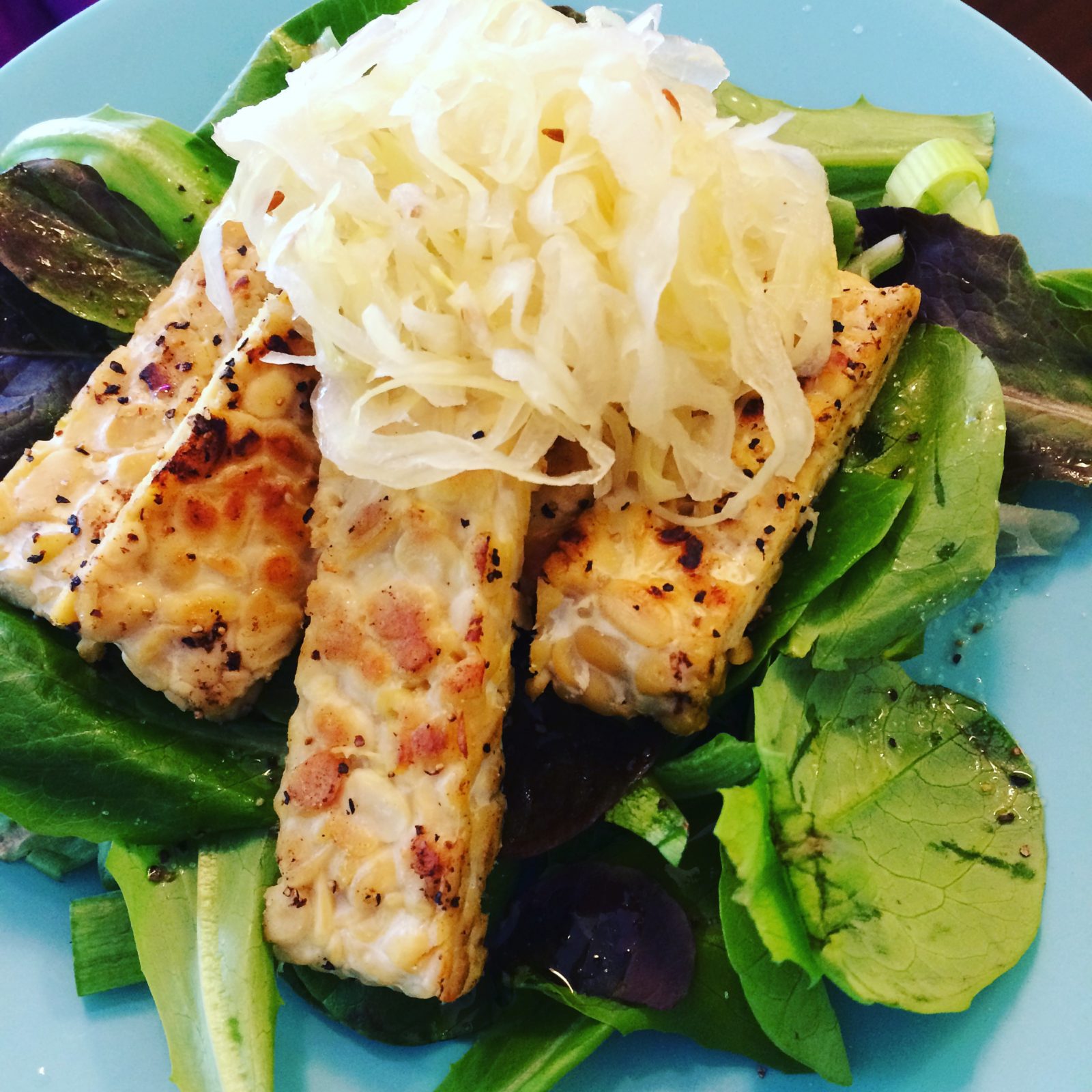 tempeh healthy lunch