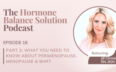 PART 2: What you need to know about perimenopause, menopause & BHRT with Jill Chmielewski, RN, BSN