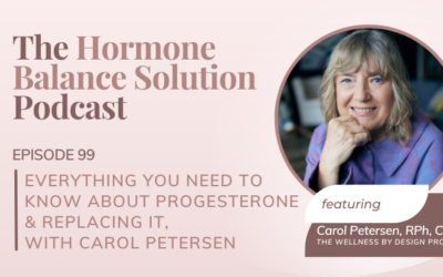 Everything you need to know about progesterone & replacing it, with Carol Petersen