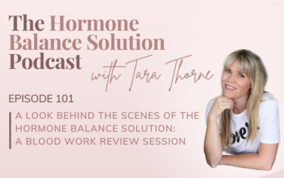 A look behind the scenes of The Hormone Balance Solution: A blood work review session