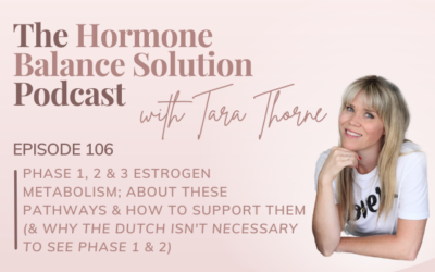 Phase 1, 2 & 3 estrogen metabolism; about these pathways & how to support them (& why the DUTCH isn't necessary to see phase 1 & 2)