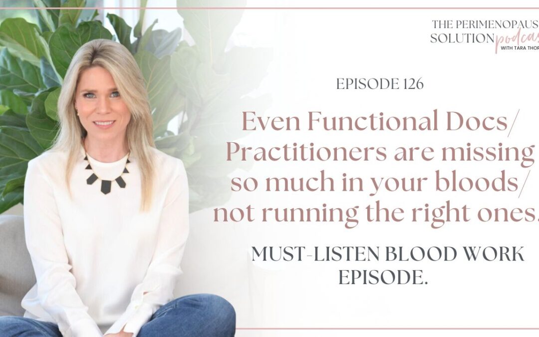 Even functional docs/practitioners are missing so much in your bloods/not running the right ones. Must-listen blood work episode.