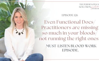 Even functional docs/practitioners are missing so much in your bloods/not running the right ones. Must-listen blood work episode.